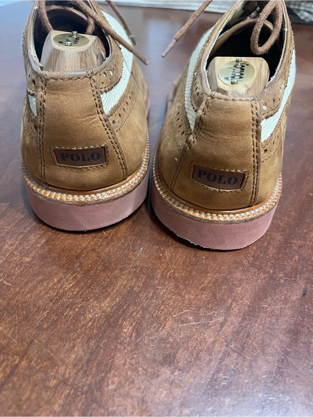 POLO BY RALPH LAUREN TORRINGTON WING TIP OXFORDS